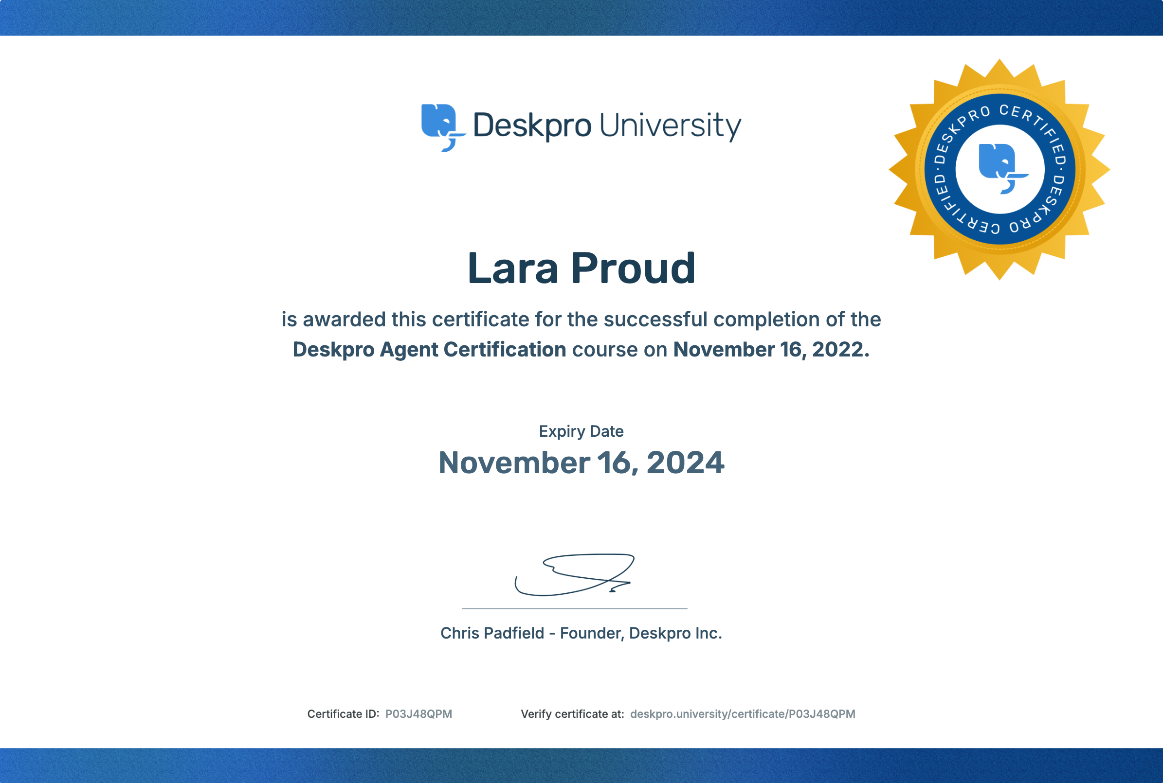 Deskpro University