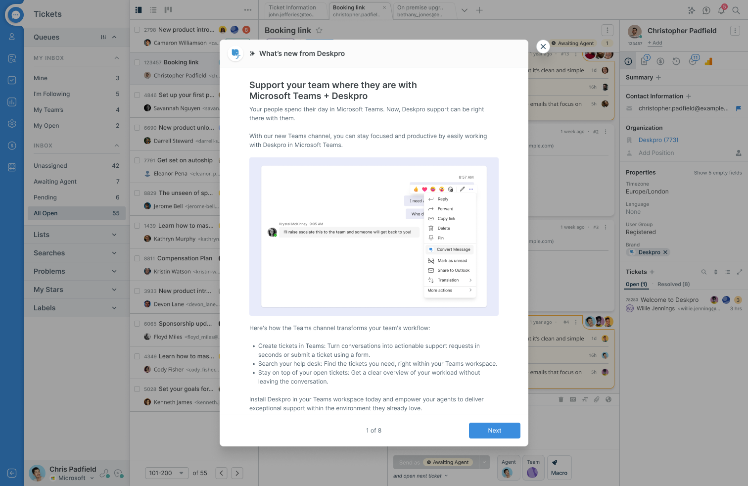 In-App Release Communications