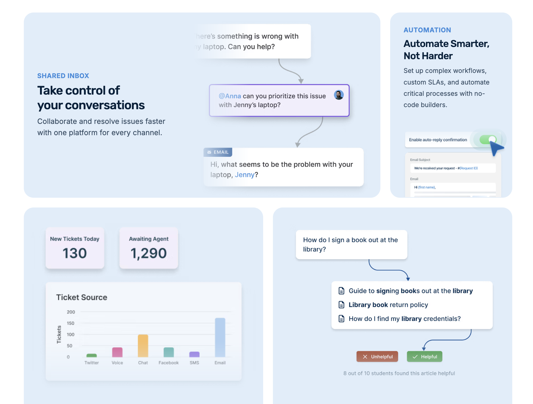 Website Component Design — supporting example