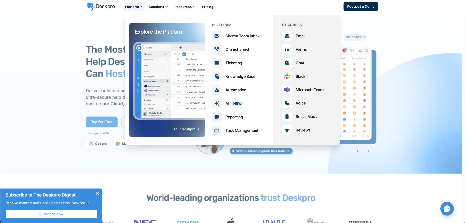 Website Navigation Design